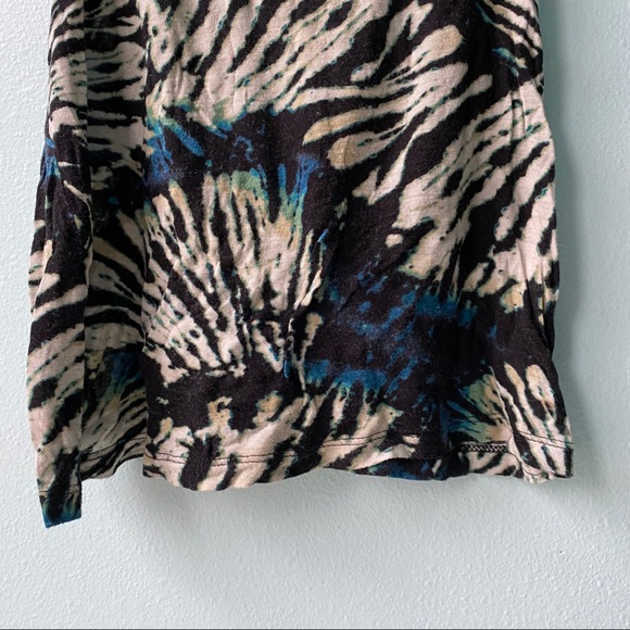 Black Bleach Tie Dye Tank Top - Picture 3 of 6